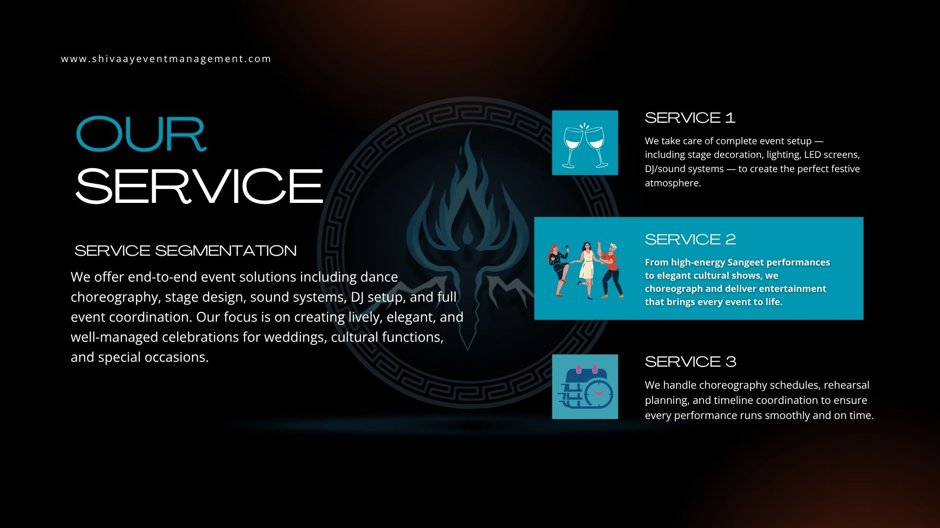 our service